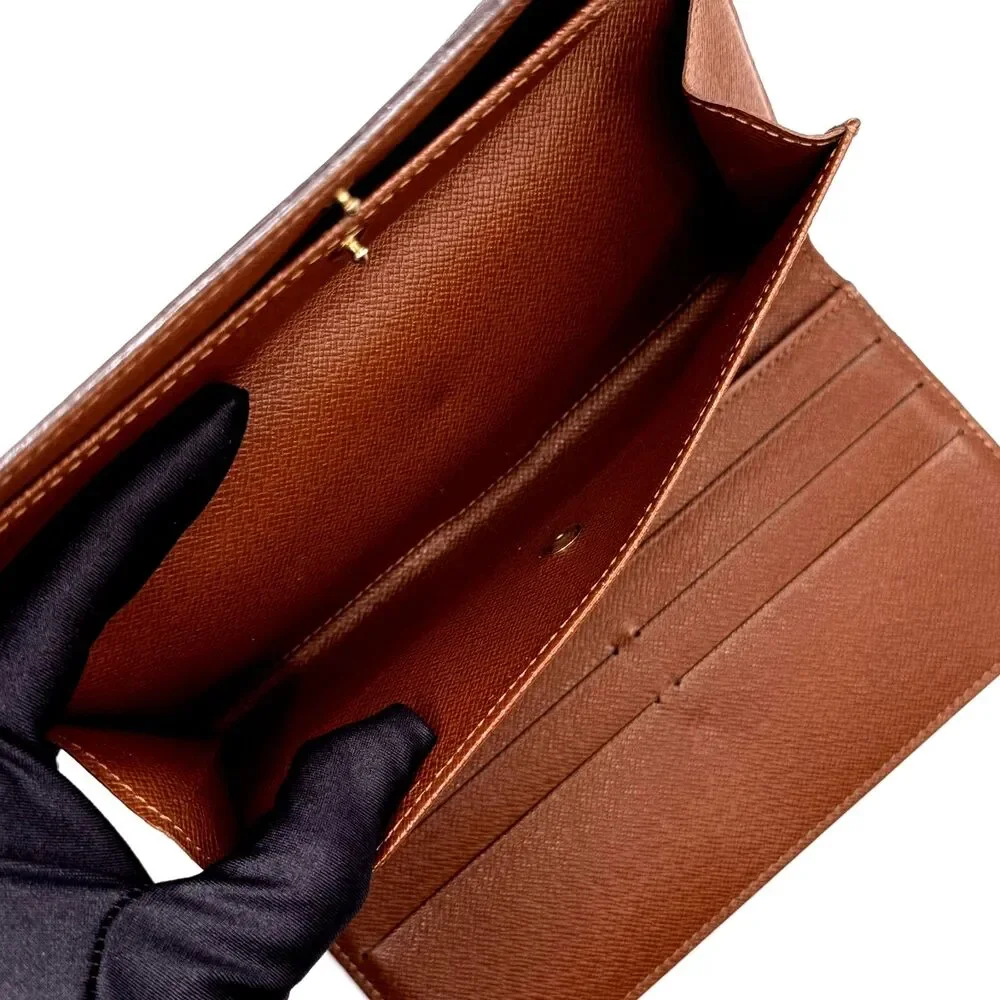 Louis Vuitton Porte Trésor International Monogram Wallet 2000 Vintage Authentic